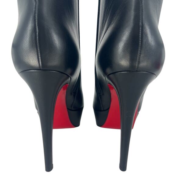 Christian Louboutin Bianca Booty in Black Leather 120 - Picture 12 of 16
